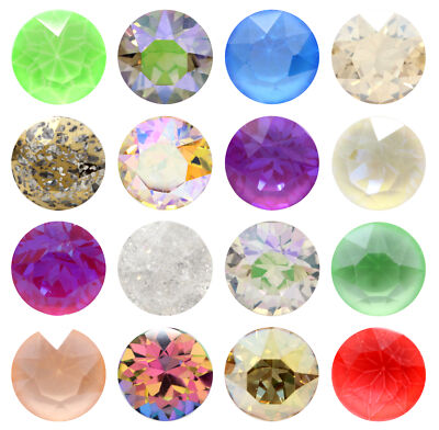 AUREA Crystals A1088 Chaton Round Stones Crystals * Many Colors & Sizes