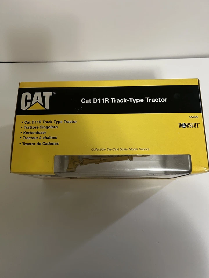 Tractor tipo oruga Cat D11R escala 1:50 diecast modelo 55025 de Norscot Foto 3 de 4