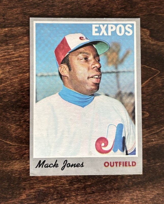 1970 Topps - Mack Jones #38 Montreal Expos Vintage Baseball Card