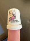 Music Composers Thimble Bach Chopin Mozart Beethoven Porcelain Thimbles Lot 6 — photo 5