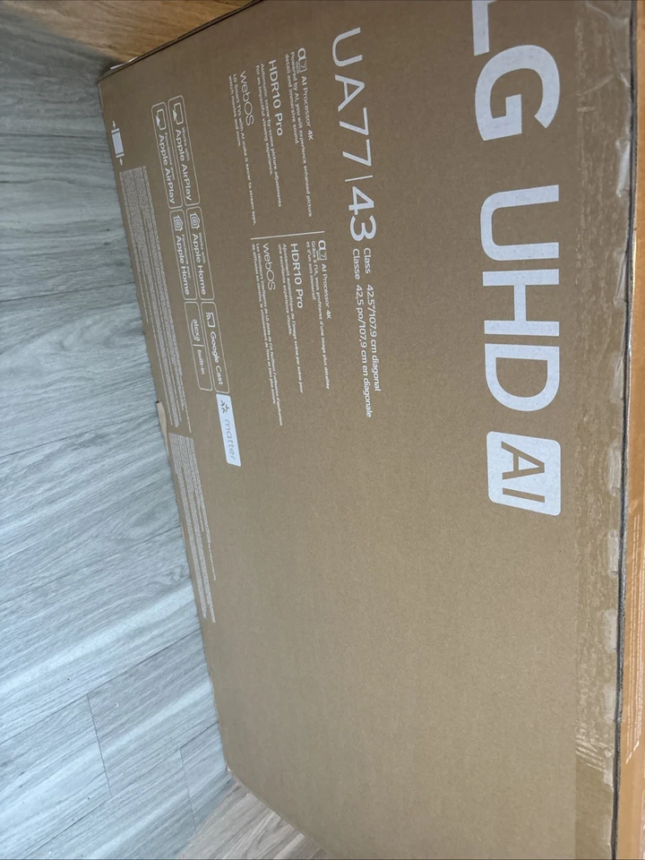 LG 43" Ut8000 4K UHD Smart LED TV with WebOS, HDR AI Processor, and Magic Remote - Image 2 of 3