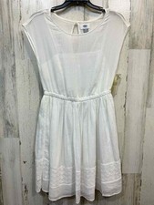 NWT OLD NAVY Dresses and Skirts Size XS White SLEEVELESS/EYELET BAND Dress