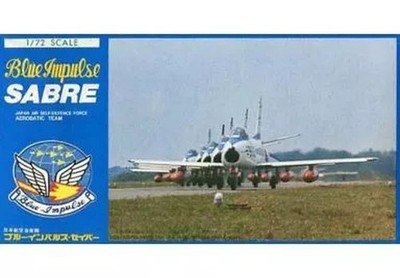 Hasegawa 1/72 Blue Impulse Saber F-86F JASDF Flight Demo Team Jet BI-02 13+ #61