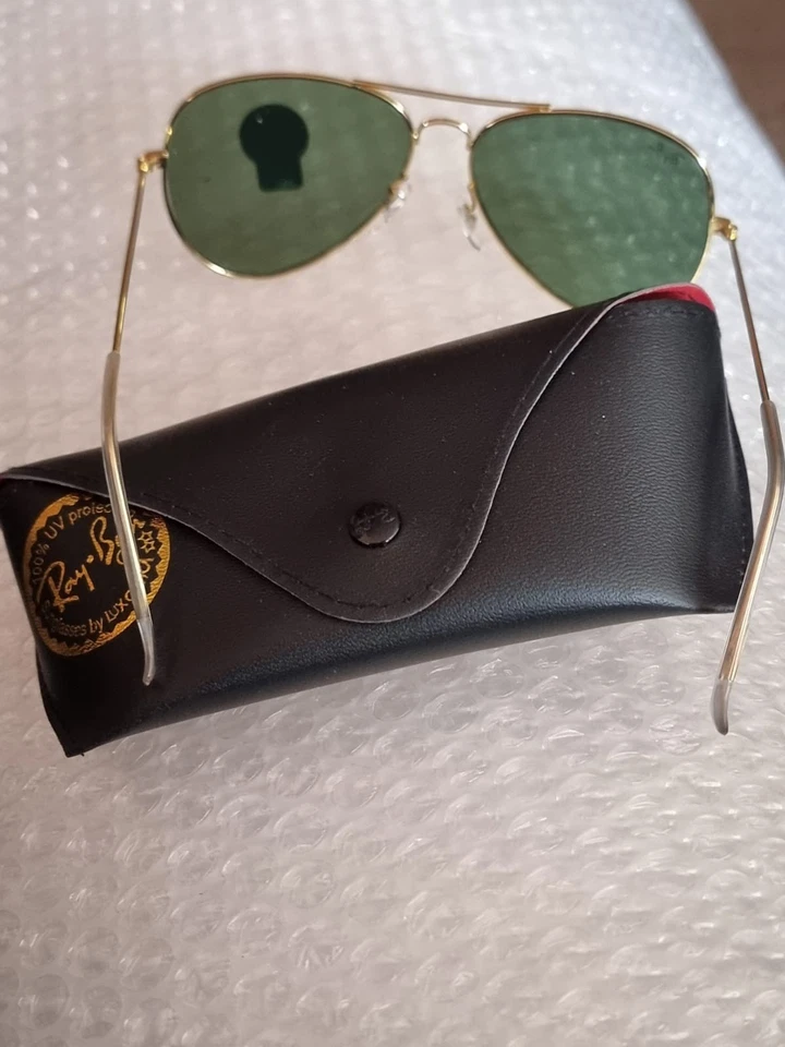 Ray-Ban RB Gold Ombré Aviator Sunglasses, photo 3 of 5