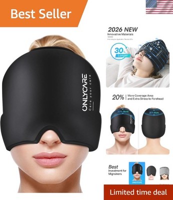 360-Degree Ergonomic Migraine Ice Pack   Ultimate Headache Relief Experience