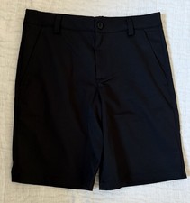 Under Armour Match Play Shorts Boys Size YLG Youth Large Black New