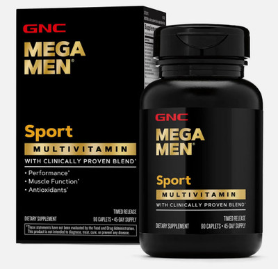 GNC Mega Men Sport Multivitamin 90 Kapseln, Performance & Recovery