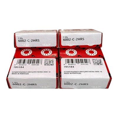 4x FAG 6002-C-2HRS Rillenkugellager 15x32x9 mm Kugellager