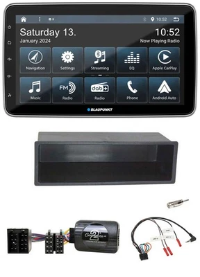 Blaupunkt USB DAB SD Lenkrad Bluetooth Autoradio für Citroen C2 C3 Berlingo 02-0 - Bild 1 von 4
