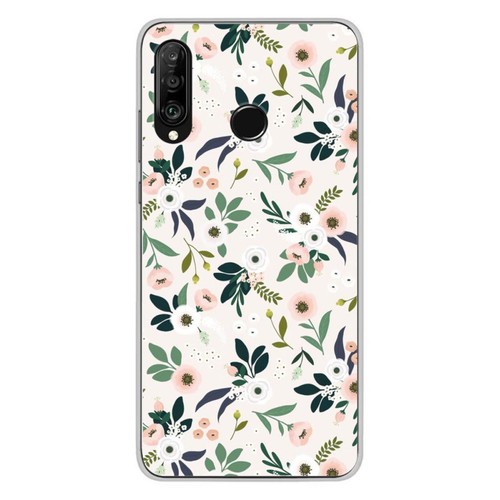 Coque Silicone Imprimée Pour Huawei P30 Lite - Motifs Dark Metal - TPU - Neuf