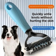 1PCS Professionelle Haustierpflegeb&uuml;rste f&uuml;r Hunde & Katzen - Dematting Kamm