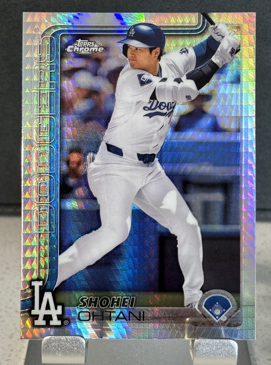 Shohei Ohtani 2025 Topps Chrome #1 Prism Refractor Price Guide