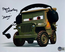 PAUL DOOLEY SIGNED REPRINT VOICE OF SARGE CARS AUTOGRAPH 8"x10" Photograph