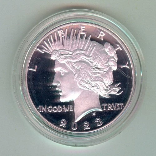 2023-S U.S. PEACE SILVER DOLLAR - PROOF - IN ORIGINAL ISSUE CAPSULE