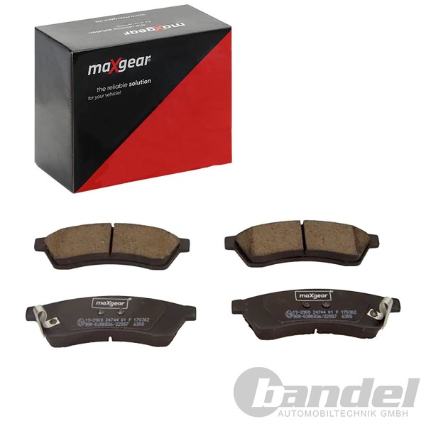 Maxgear BremsbelÄGe Satz Hinterachse Passend FÜR Chevrolet Epica | 19-2908-image