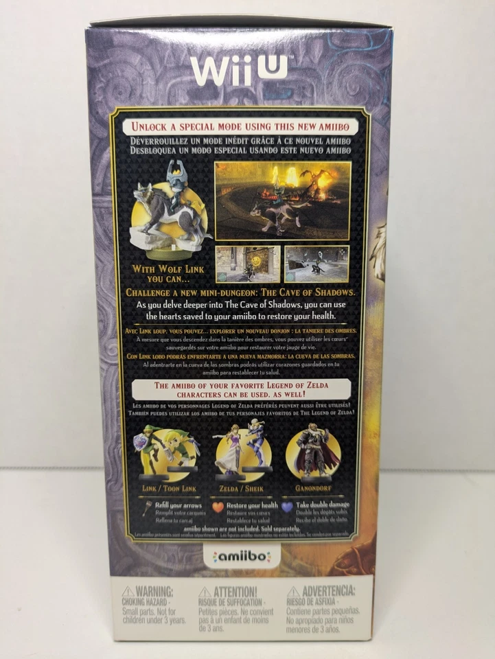 Legend of Zelda Twilight Princess Wii U Amiibo Bundle BRAND NEW Sealed - Image 3 of 4