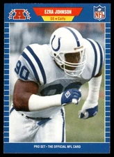 1989 Pro Set Ezra Johnson Indianapolis Colts #551