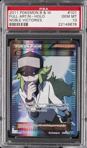 2011 POKEMON BLACK & WHITE NOBLE VICTORIES #101 FULL ART/N PSA 10