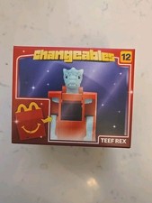 2026 McDonald  s Changeables Happy Meal Box Figure 12 Teef Rex NEW