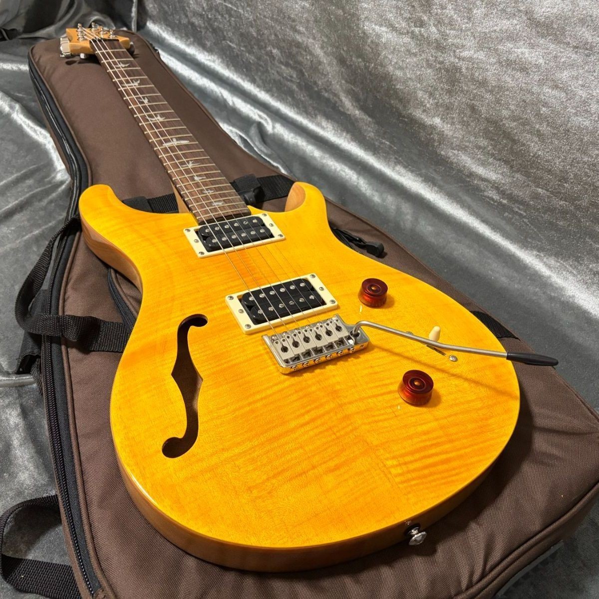 PRS SE Custom22 Semi-Hollow Guitar with Coil Tap Used
