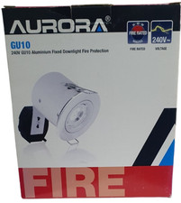 Aluminium Fireproof Chrome GU10 Down Light / Spot Light  75mm- AU-DLM981 *NEW*