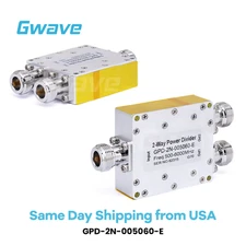 2-Way N Power Divider (0.5 GHz to 6 GHz @ 30 Watts)