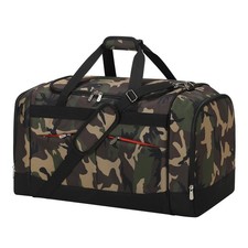 24" Large Gym Bag 65L Duffle with Shoes Compartment for Sport Travel
