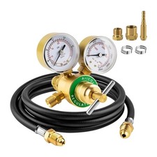 CGA580 Compatible Adjustable Gas Flows Unit For Argon And Carbon Dioxide Welding