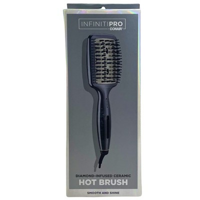 Conair InfinitiPRO Diamond-Infused Ceramic Hot Brush BC7N Smooth Shine New