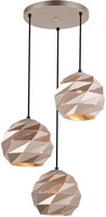 Gold Moderne HäNgelampe Pendelleuchte 3X40W/E27 IP20 49X100 [Cm]