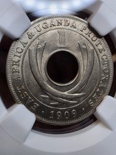 1909 East Africa Cent Ms 64 NGC