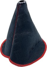 Car Shifter Lever Knob Boot Dust Cover Style Canvas Hyper Fabric Color: Black