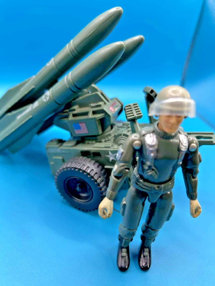 GI JOE MMS 1982 SISTEMA DE MISILES MÓVIL Y OPERADOR HALCÓN BRAZO RECTO ARAH Foto 2 de 4