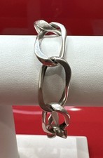 Elegant 925 Sterling Silver Chain Link Bracelet