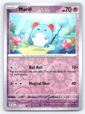 Marill 064/162 Reverse Holo Temporal Forces Pokemon Card - NM