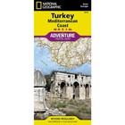 Turkey Mediterranean Coast Map National Geographic Adventure Map