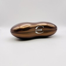 Just Cavalli Hard Case Sunglasses Glasses Case Brown Cleaning Cloth S NEW