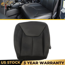 Front Driver Bottom Leather Seat Cover For Jeep Wrangler 2013-2017 Black