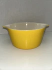 Vintage Pyrex Daisy/Sunflower 1 Quart casserole dish bowl yellow no lid #473