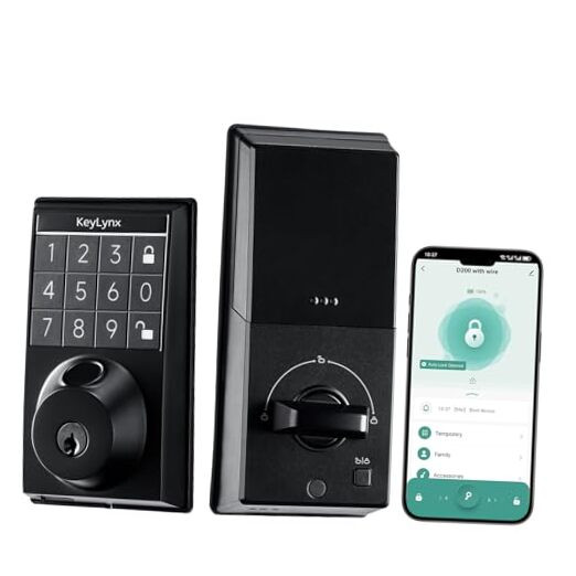 Smart Lock D200 Fingerprint APP Control 480-Day Battery Life