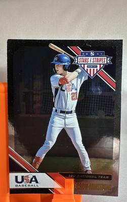 2020 Panini USA Baseball Stars & Stripes - Foil Pete Crow-Armstrong #72...