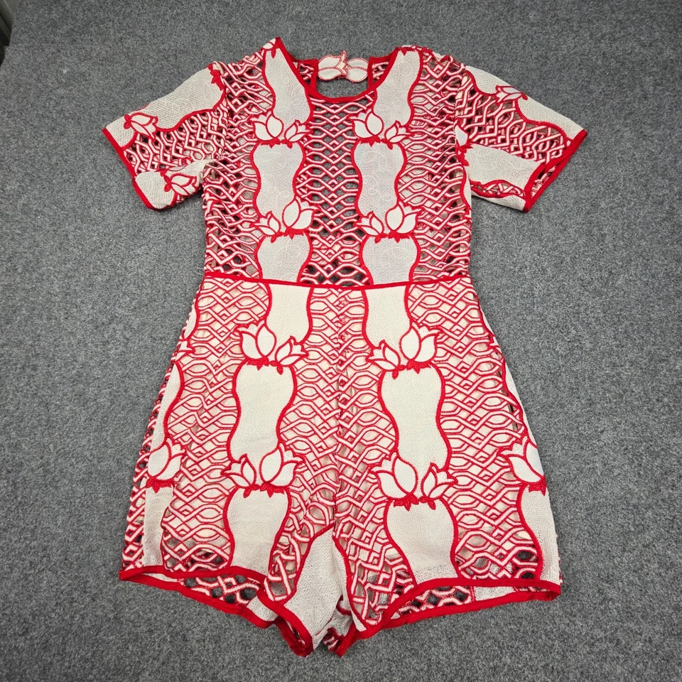 Alice McCall Mameluco Mujer 8 Rojo Born This Way Verano Manga Corta Talla 8 AA Foto 2 de 4