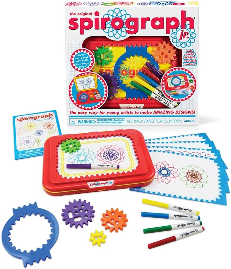 Spirograph Junior Set | Create Amazing Endless Designs | Assorted, Multicolor