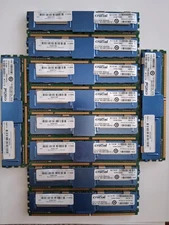 10 Crucial CT51272AF667.M36FG0N8 4GB 240 PIN 512Mx72 DDR2 PC2-5 (10 STICKS) 48GB