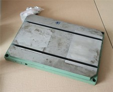 Nuten-Richtplatte/ Aufspanntisch 18 kg - plangeschliffen - 452 x 300 x 47 mm