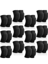 12 Soft Breathable Knee Pads for Dancers Football Volleyball Men Women M Black