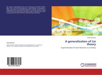 Neda Ebrahimi | A Generalization Of Lie Theory | Taschenbuch | Englisch (2012)