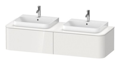 Duravit Happy D.2 Plus Konsolenwaschtischunterschrank für 2 Becken mit 2...