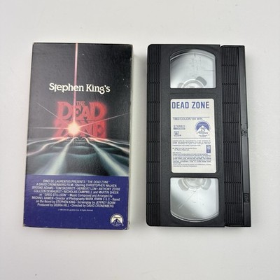 The Dead Zone (VHS 1991) David Cronenberg Stephen King Horror Christopher Walken