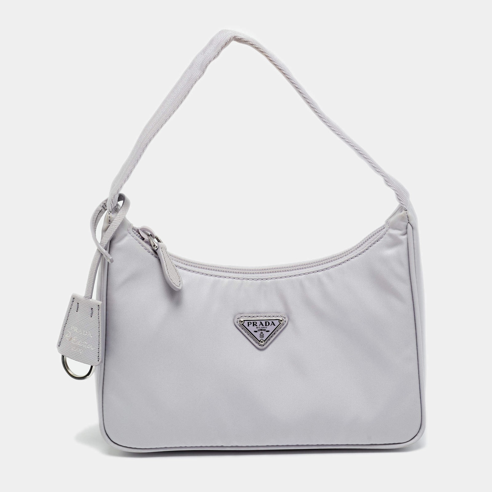 Prada Light Lilac Nylon ReEdition 2000 Shoulder Bag